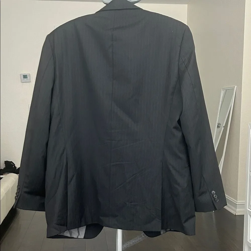Hugo Boss Classic Black Men's Pinstripe Suit, 42R